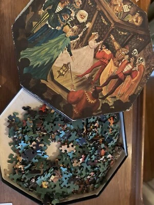 1966 Springbok Romeo and Juliet Octagon Puzzle by Tanya Moiseiwitsch / Complete - Image 1 of 4