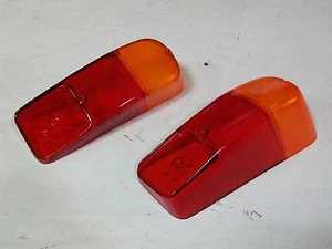 PAAR KUNSTSTOFF RÜCKLEUCHTEN FIAT 500 D - 600 D - NEU - Bild 1 von 1