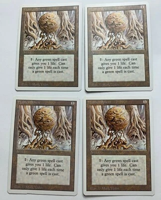 Wooden Sphere MTG 3rd Revised Magic the Gathering Card 4 - Image 1 of 3