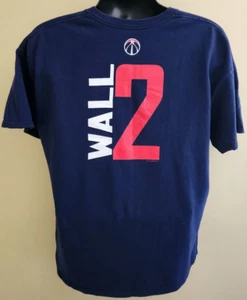 Washington Wizards John WALL Majestic NBA Basketball Shirt Shirsey Used XL - Picture 1 of 4