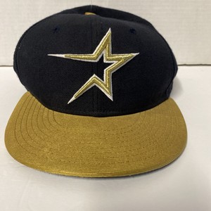 Houston Astros Gold MLB Fan Cap, Hats 