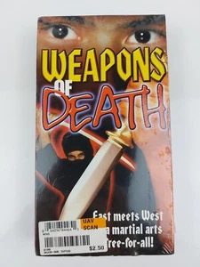 Vintage Weapons Of Death Kung Fu VHS Movie New Sealed Gemstone Rare - Picture 1 of 5