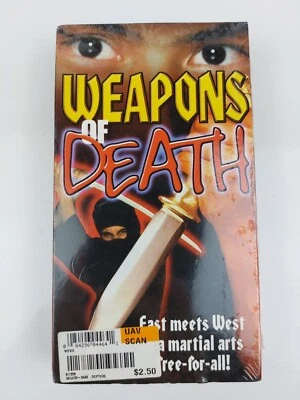 Vintage Weapons Of Death Kung Fu VHS Movie New Sealed Gemstone Rare - Image 1 of 4