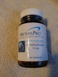 MethylPro 10mg L-Methylfolate 30 Capsules - Vegetarian Dietary Supplement - Picture 1 of 3