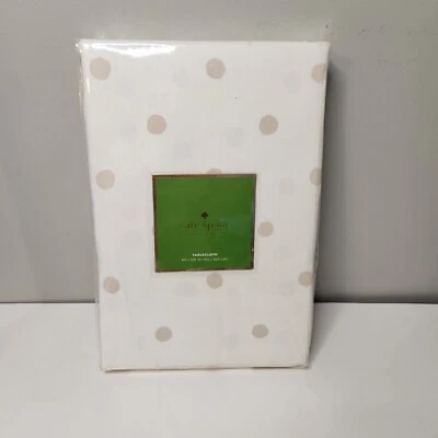 Mantel de algodón oblongo a lunares Kate Spade Charlotte Street linaza 60x120 Foto 1 de 4