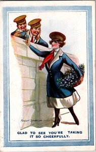WWI Convalescent Nursing Fred Spurgin Vintage Postcard KC18 - Picture 1 of 2