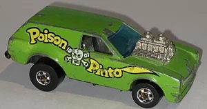Hot Wheels Poison Pinto Wagon 1975 Lime Green Blackwall Made In Hong Kong - Bild 1 von 17