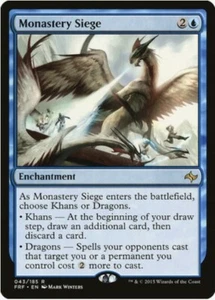 1 x Monastery Siege - Fate Reforged - LP - Magic The Gathering - MTG - Picture 1 of 1