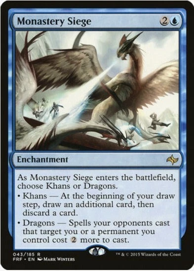 1 x Monastery Siege - Fate Reforged - LP - Magic The Gathering - MTG - Image 1 of 1