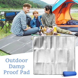 Aluminum Film Sleeping Mat Insulating Blanket Tent Mat Moisture Pad Waterproof - Picture 1 of 10