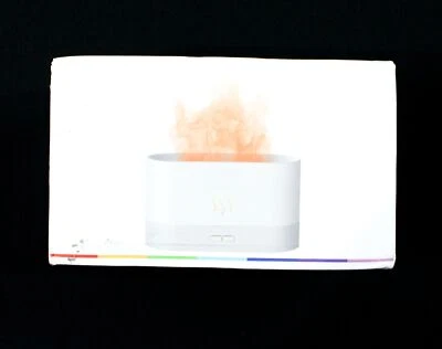 Humidificador básico de aromaterapia con llama Qiancheng Muke JL3 blanco 6,5x3x4 pulgadas Foto 1 de 4