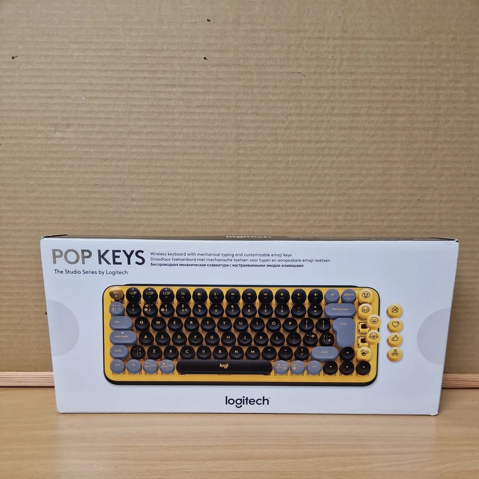 Logitech Pop Keys Wireless Mechanical Keyboard With Emoji Keys - Image 1 of 4