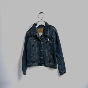 Levi’s Jean Jacket Girls Youth Large 12-13 Years Blue Denim - Picture 1 of 19
