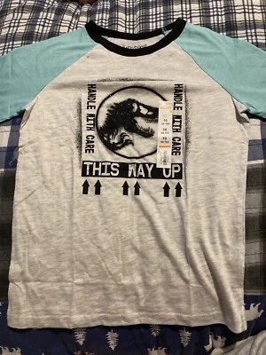 New Jurassic Park Dinosaur T-shirt Size boys 10 - Image 1 of 3