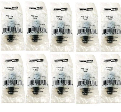 Perno de perno Crown 54578 perno de doble extremo 1/2" x 1-7/8" USS/SAE, 10 piezas Foto 1 de 4