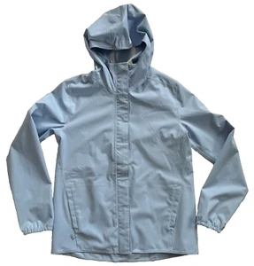 ATHLETA GIRL Ready For Rain Lght Blue Hooded Jacket # 511935 Youth Girls XL (14) - Picture 1 of 5
