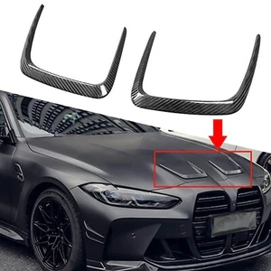 For BMW G80 M3 G22 G82 M4 G83 M4 2020+ Front Hood Vent Cover Dry Carbon Refit - Picture 1 of 8