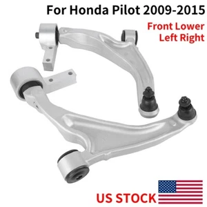 1Pair Front Lower Left Right Control Arm w/Ball Joints for Honda Pilot 2009-2015 - Foto 1 di 10