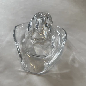 Vintage Ralph Lauren Waterford Kristall Stetson Cowboy Hut Dekoration Briefbeschwerer - Bild 1 von 11
