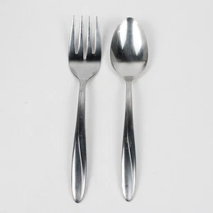 Menge 2 International Silber Christiania (Edelstahl) Besteck Servier Set 9" - Bild 1 von 5