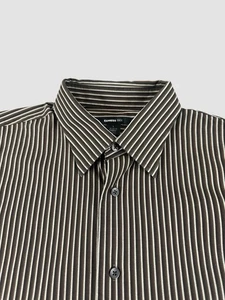 Express 1MX Herren Large 16–16,5 gestreiftes langärmliges geknöpftes Hemd - Bild 1 von 10