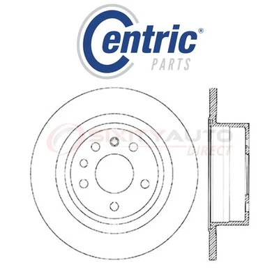 Centric C-TEK Disc Brake Rotor for 1997-2001 Cadillac Catera 3.0L V6 - Kit fr - Image 1 of 4