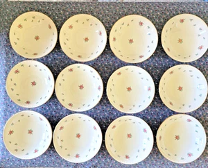 VTG Homer Laughlin Eggshell Georgian China Dessert Bowls #D46N5 Lot of 12 USA - Picture 1 of 21