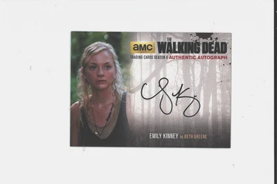 Emily Kinney Auto MASTERS OF SEX ARROW THE WALKING DEAD Rittenhouse Autograph - Image 1 of 3