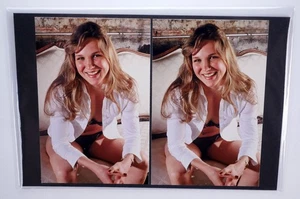 Boris Starosta 3D Stereoview - Zoe 129 - portrait model signed 2004 #195 - Picture 1 of 2