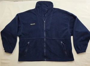 Abrigo para mujer Columbia azul marino polar con cremallera completa. Talla XL. - Imagen 1 de 13