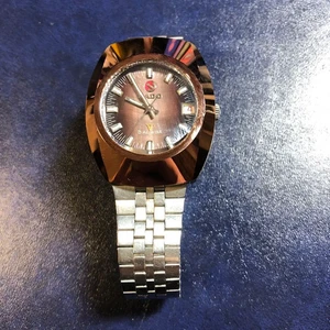 ⌚ RADO Balboa Automatic Men’s Watch Brown Stainless Steel Analog Vintage Rare JP - Picture 1 of 7