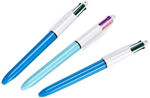 BIC 4Colori Fun, Penne a Sfera Multicolore a Scatto, Inchiostri Classici e - Foto 1 di 3