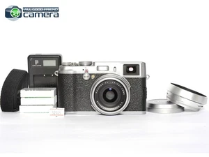 Fujifilm X100 12.3MP Digitalkamera Silber Fujinon 23mm F/2 ASPH. Objektiv *EX+* - Bild 1 von 8