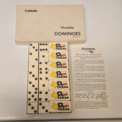 Marblelike Dominoes Puremco 616 Standard Texas - Image 1 of 4