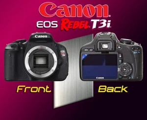 CANON Rebel T3i EOS 600D CAMERA BODY & LENS WITH BATTERIES, CHARGER & CANON BAG - Picture 1 of 5
