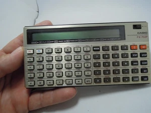 Vintage Rare Casio FX-702P Silver Handheld Personal Computer Programmable Calcul - Picture 1 of 24