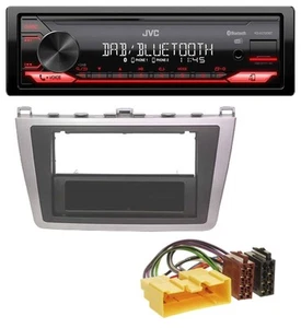 JVC DAB MP3 Bluetooth USB Autoradio für Mazda 6 (08-12) silber schwarz - Bild 1 von 7