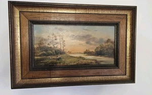 Ölgemälde auf Holz Signiert  - Bild 1 von 11