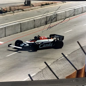 Derek Warwick Hand Signed Toleman TG 184 8x10 Rare Photo. Senna Also Drove This - Picture 1 of 4