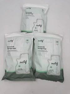 Bolsas de leche materna con motivo de bolsas de almacenamiento de leche materna médica 8 oz 100 unidades lote de 3 - Imagen 1 de 6