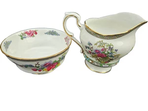 Paragon. TREE OF KASHMIR Jarra de leche y azucarero para juego de té - Imagen 1 de 5