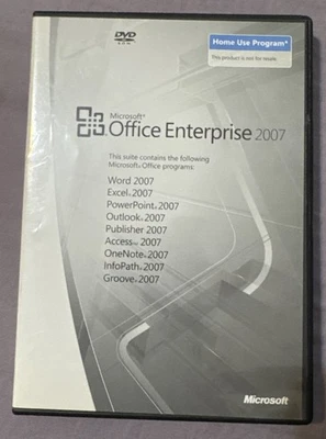 Microsoft Office Enterprise 2007 (Home Use) w/Key (Word, PowerPoint, Excel, Etc) - Image 1 of 4