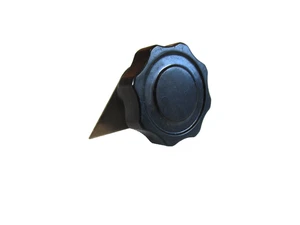 Bakelite Knob Metal Pointer  1 1/8" Wide 5/8" Tall Ham Radio Test Equipment - Picture 1 of 4