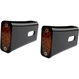 Pro-One Performance 909108B Fender Strut LED Marker Lights - Black/Amber LEDs - Picture 1 of 3