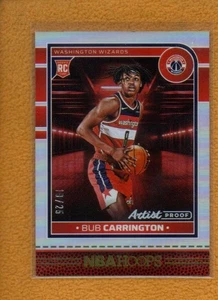 Bub Carrington 2024-25 Panini NBA Hoops Rookies Artist Proof RC #244 /25 10/25 - Picture 1 of 2