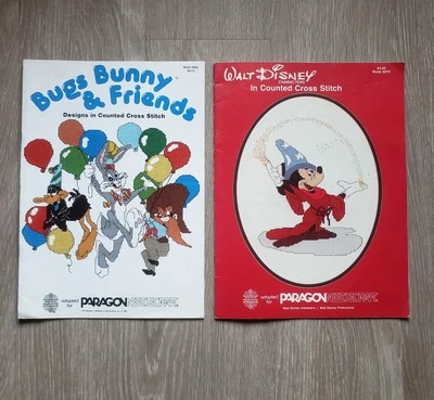Paragon Needlecraft Walt Disney Bugs Bunny Cross Stitch Pattern Books - Image 1 of 2