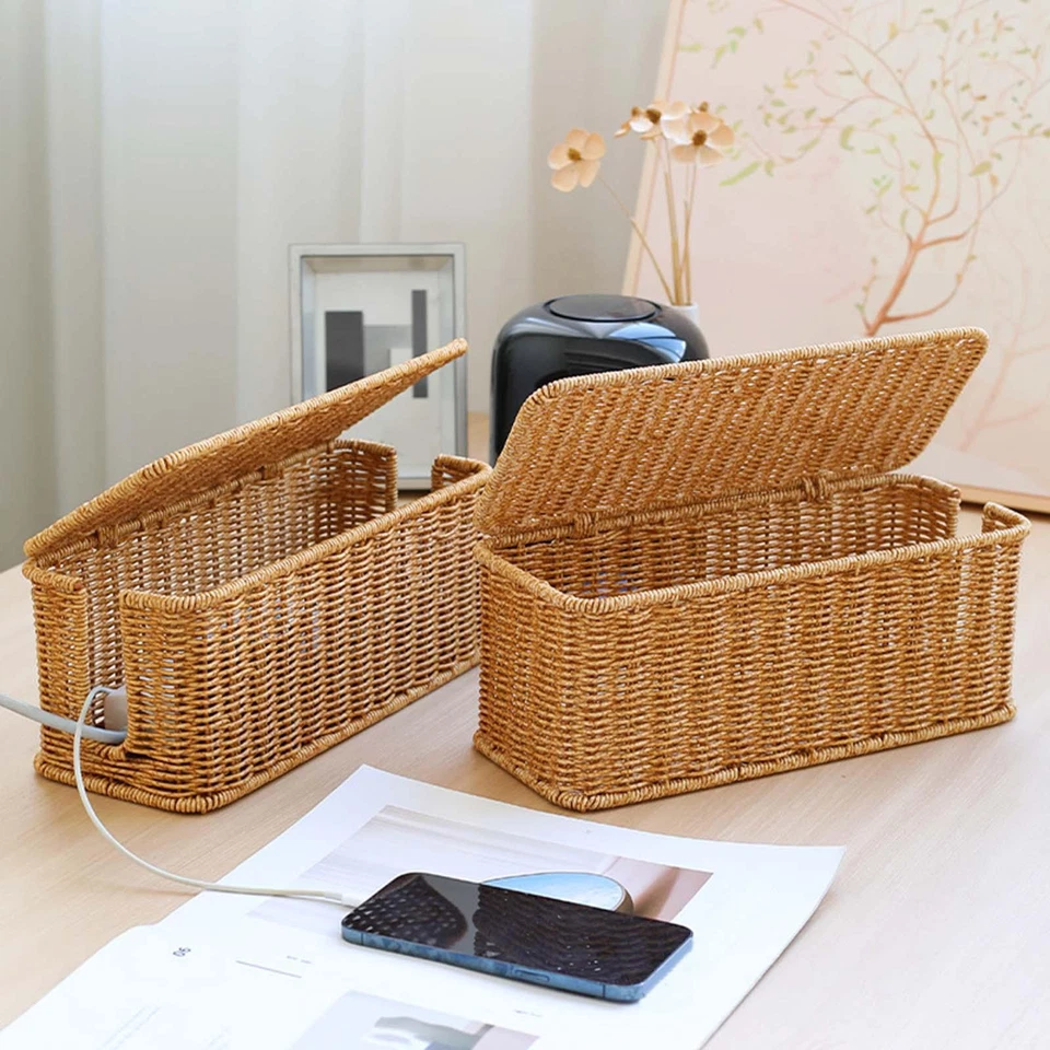 Cable Management Box Office Organizing Container Cable Organizer Cord Management - Image 1 of 1