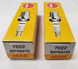 NGK BPR6HS Spark Plug 7022 119-1961 fits Toro Snowblowers 180 418 518 (2 Pack) - Picture 1 of 1