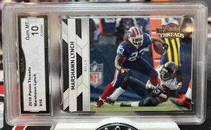 2010 Panini Threads Marshawn Lynch #16 GMA 10 !!! - Picture 1 of 2