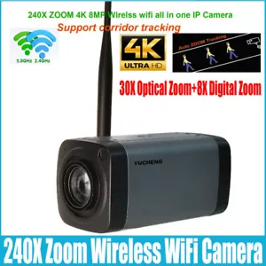All in One 4K 8MP 240X Zoom Auto Tracking WiFi Wireless IP Kamera Sony IMX415 - Bild 1 von 6